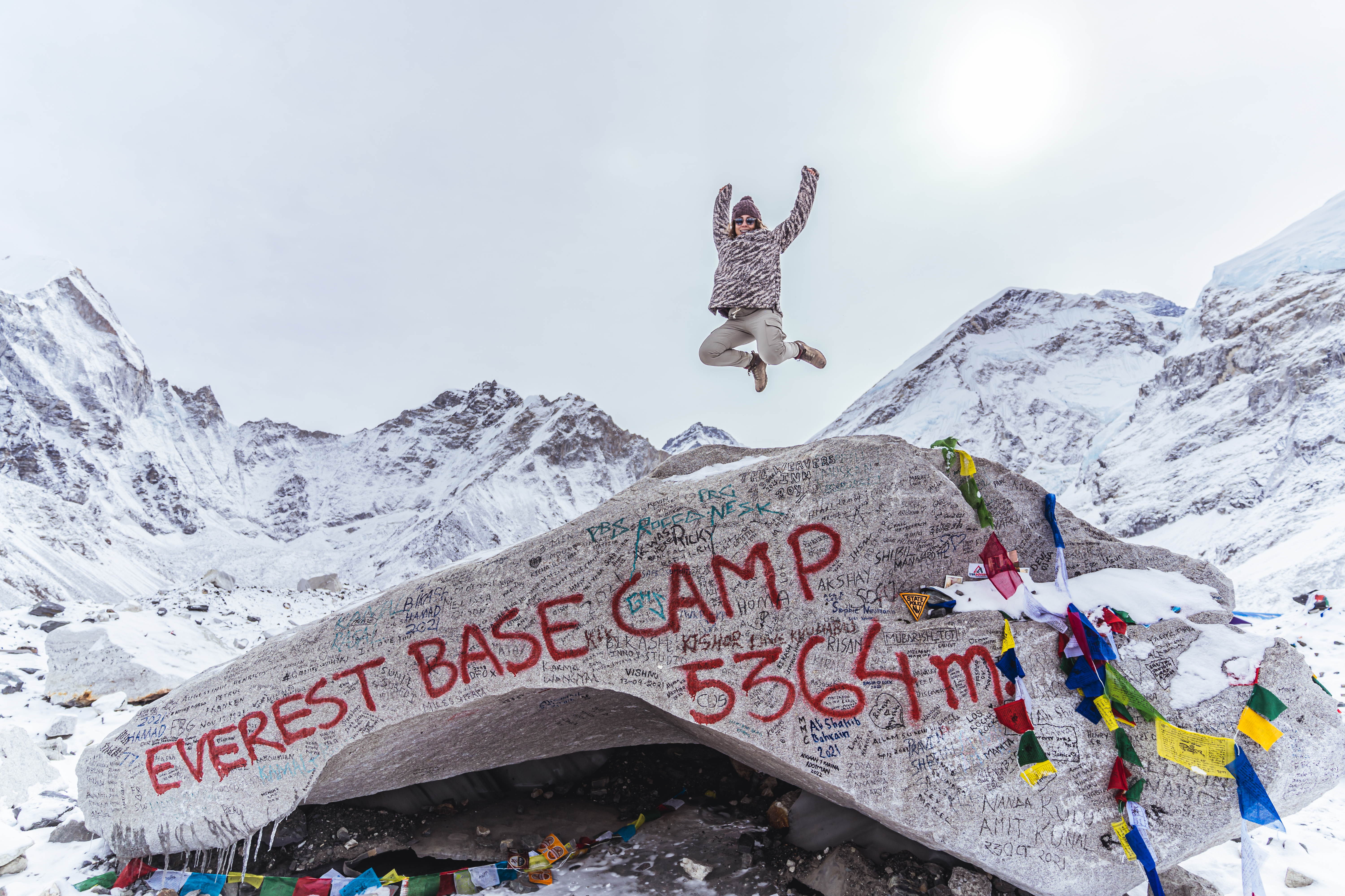 Solo Female Traveler at Everest Base Camp Trekl